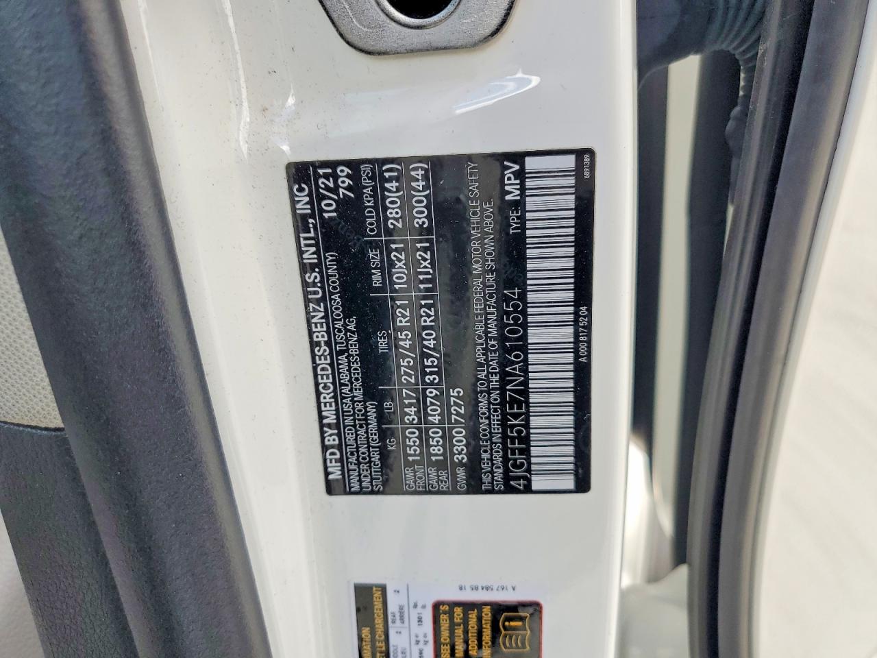 2022 MERCEDES-BENZ GLS 450 4MATIC photo 40