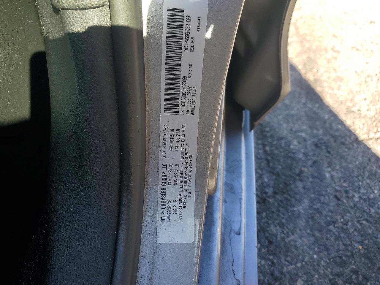 2015 CHRYSLER 200 LIMITED photo 12