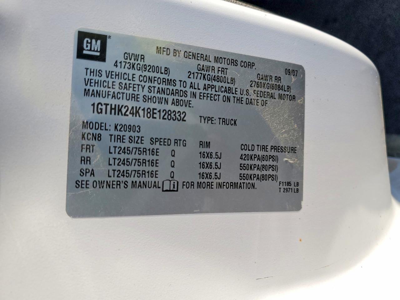 2008 GMC SIERRA K2500 HEAVY DUTY photo 23