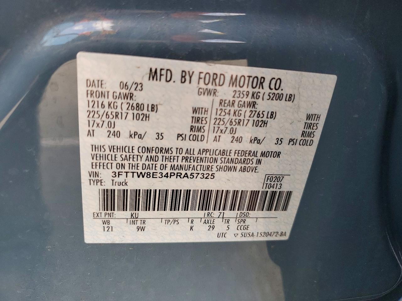2023 FORD MAVERICK XL photo 12