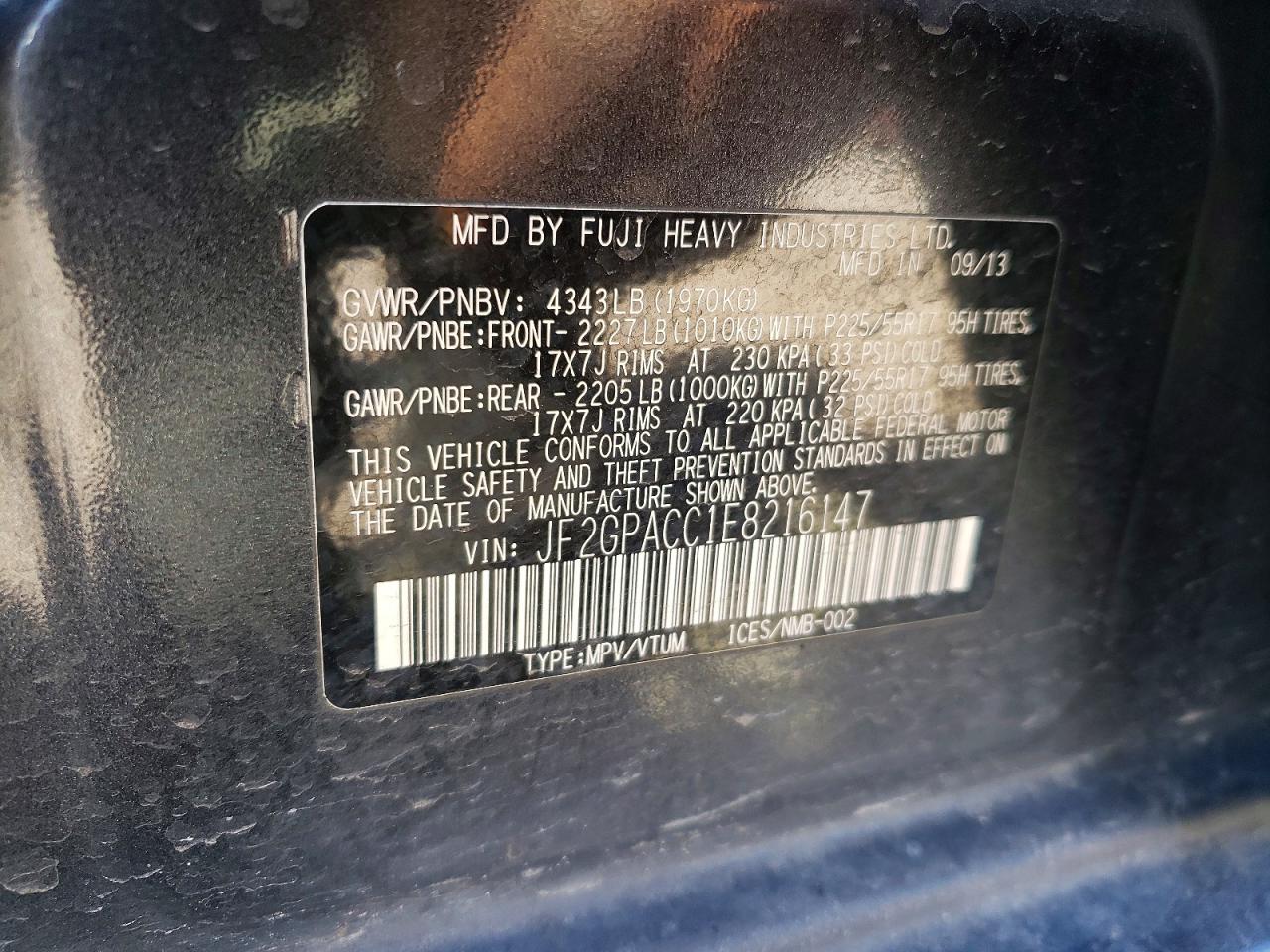 2014 SUBARU XV CROSSTREK 2.0 PREMIUM photo 25