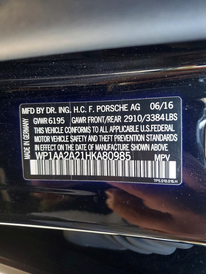 2017 PORSCHE CAYENNE photo 25