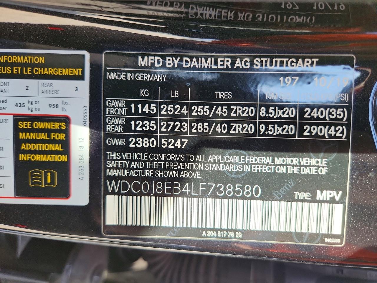 2020 MERCEDES-BENZ GLC COUPE 300 4MATIC photo 25
