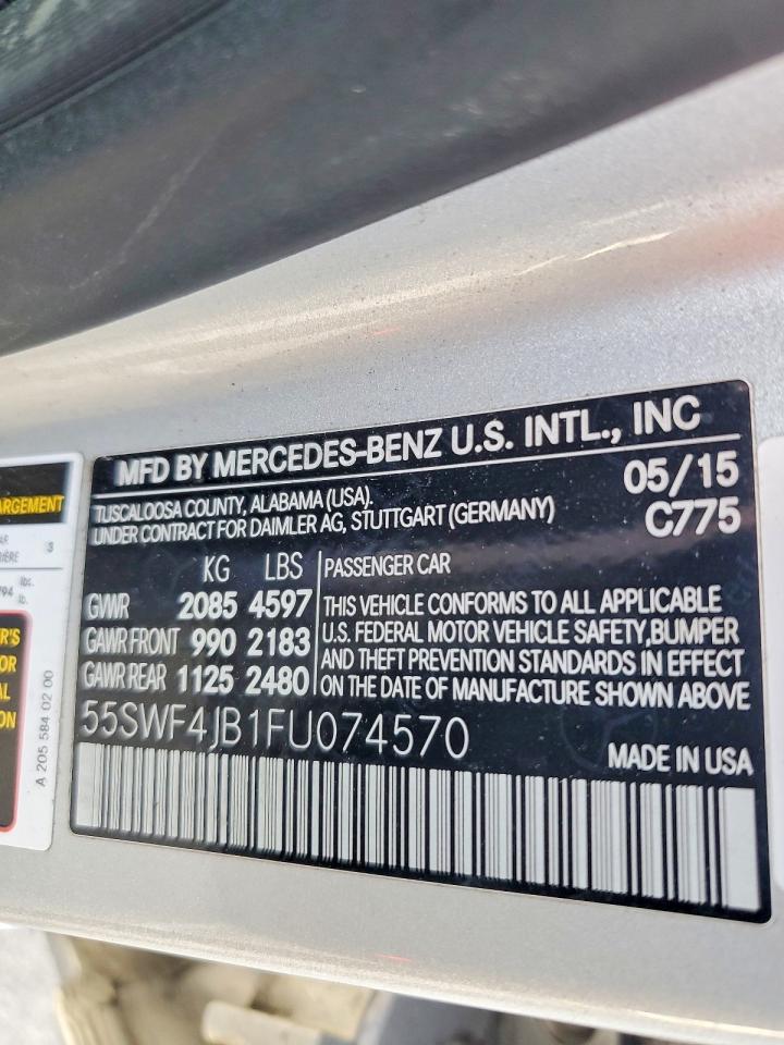 2015 MERCEDES-BENZ C 300 photo 34