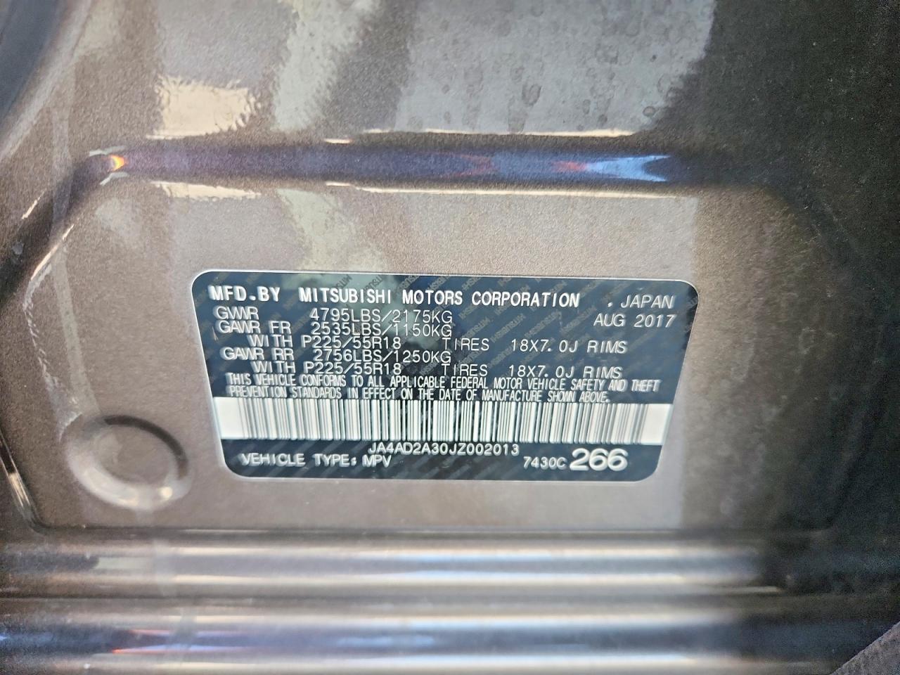 2018 MITSUBISHI OUTLANDER ES photo 12