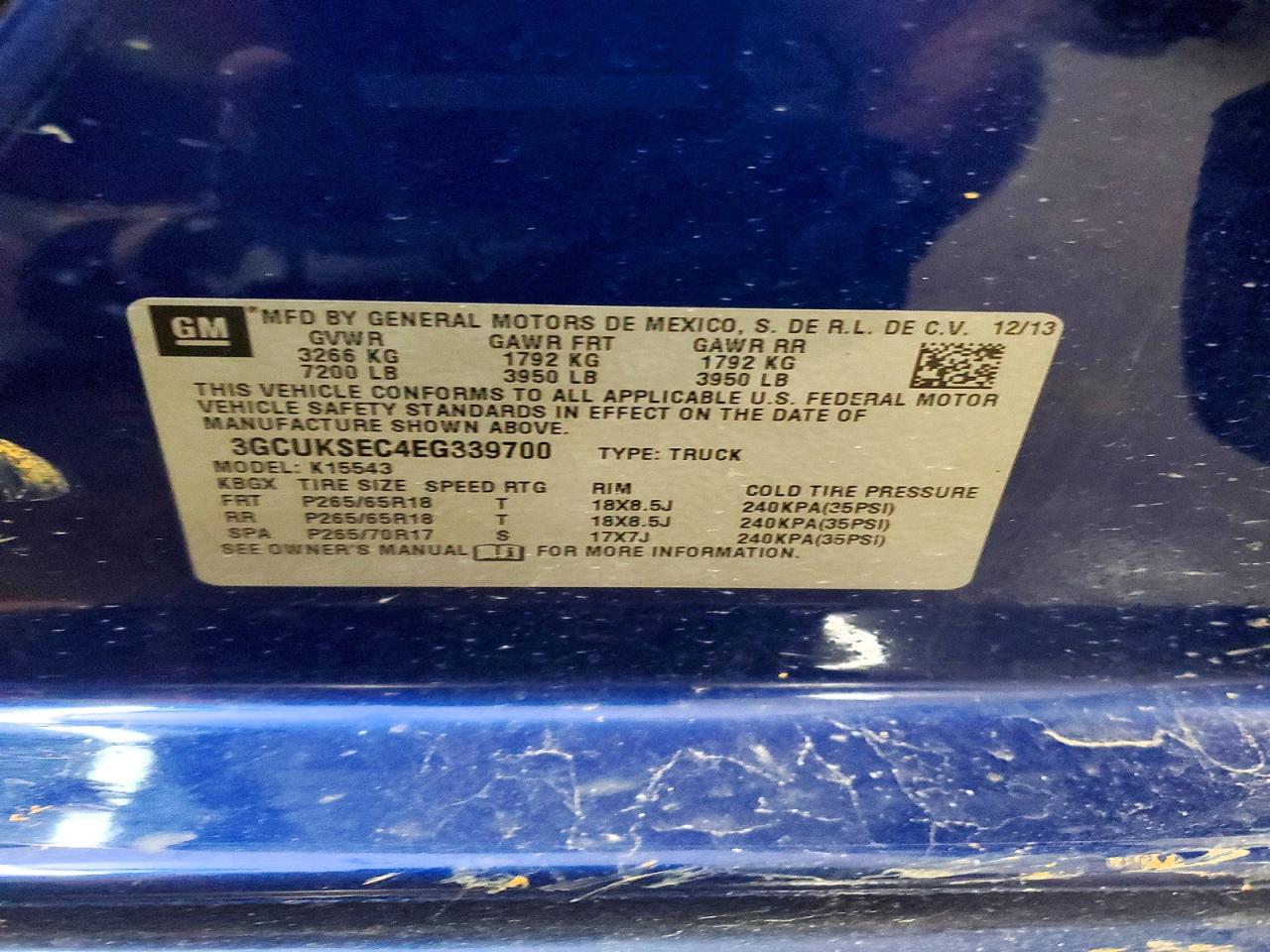 2014 CHEVROLET SILVERADO K1500 LTZ photo 25