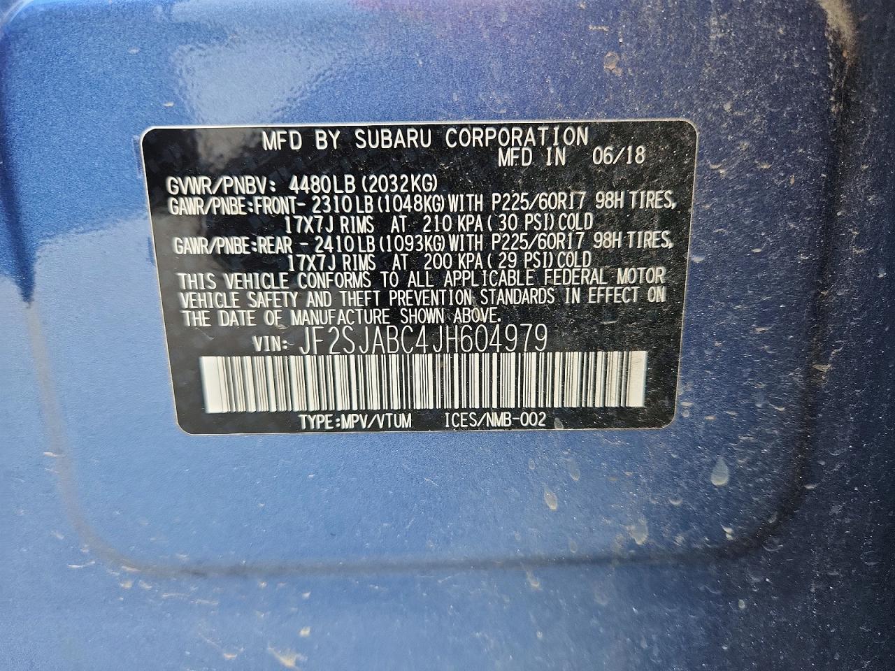 2018 SUBARU FORESTER photo 14