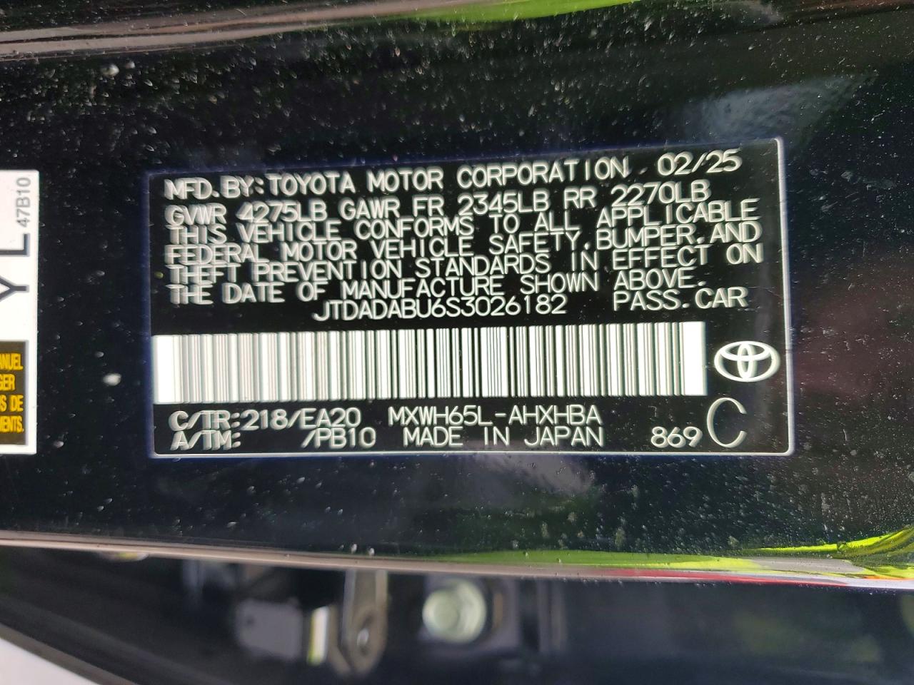 2025 TOYOTA PRIUS LIMITED photo 12