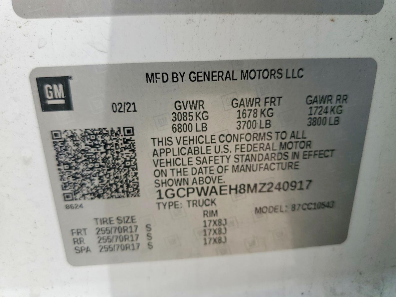 2021 CHEVROLET SILVERADO C1500 photo 12
