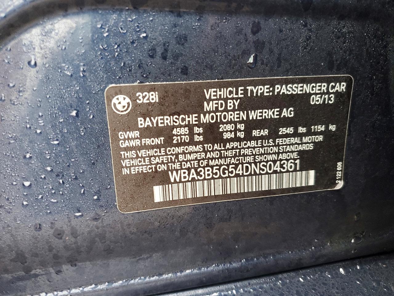 2013 BMW 328 XI SULEV photo 34