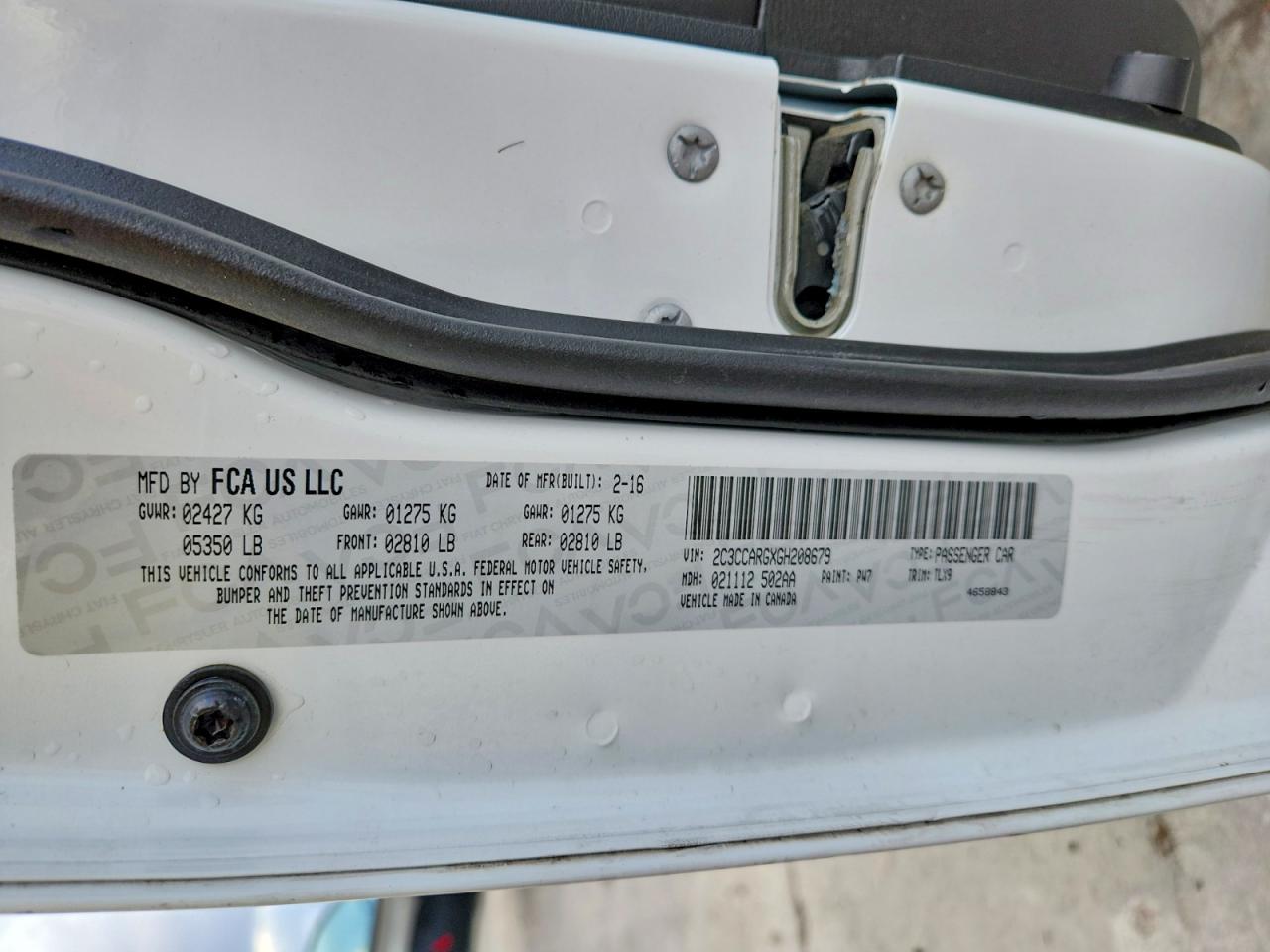 2016 CHRYSLER 300 LIMITED photo 37