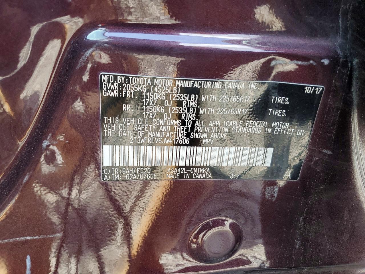 2018 TOYOTA RAV4 XLE photo 25