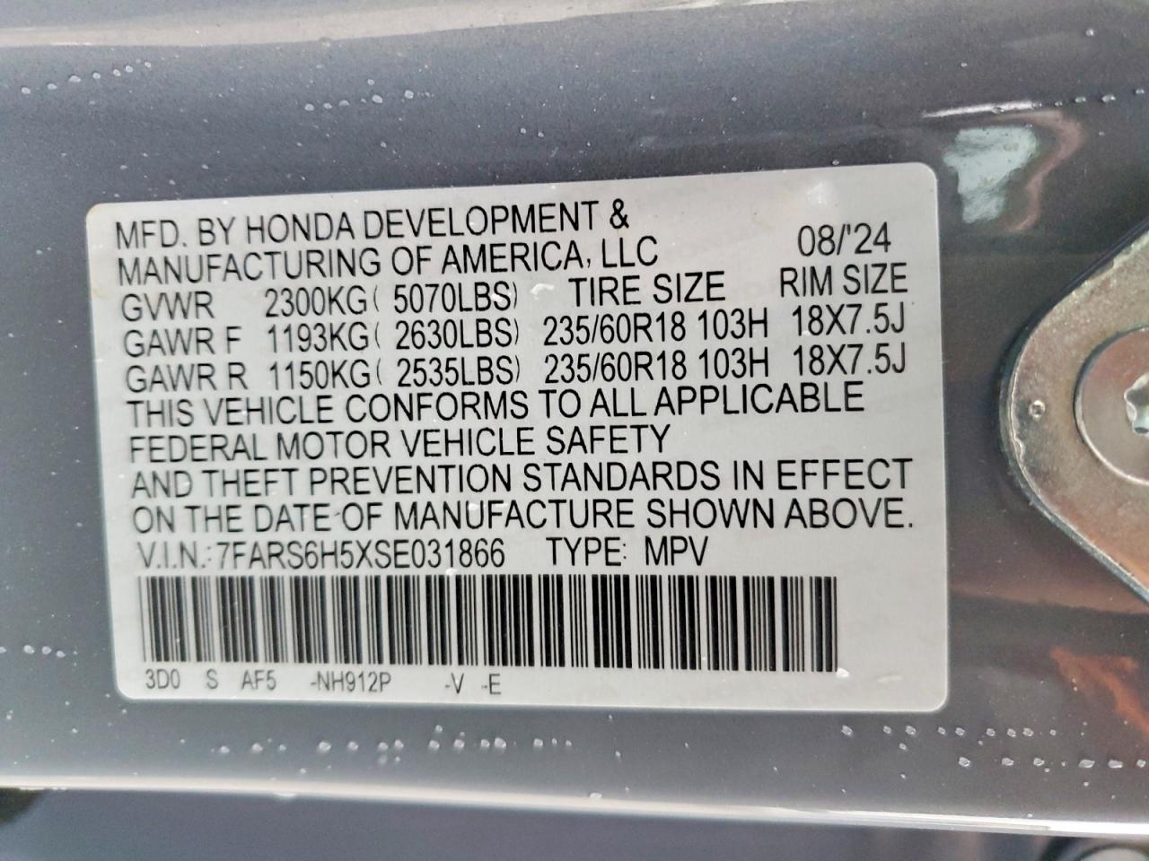 2025 HONDA CR-V SPORT photo 13