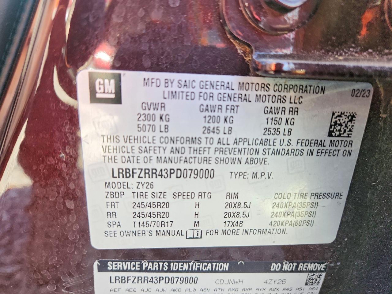 2023 BUICK ENVISION AVENIR photo 37