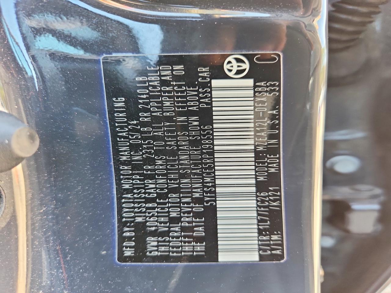 2024 TOYOTA COROLLA SE photo 37
