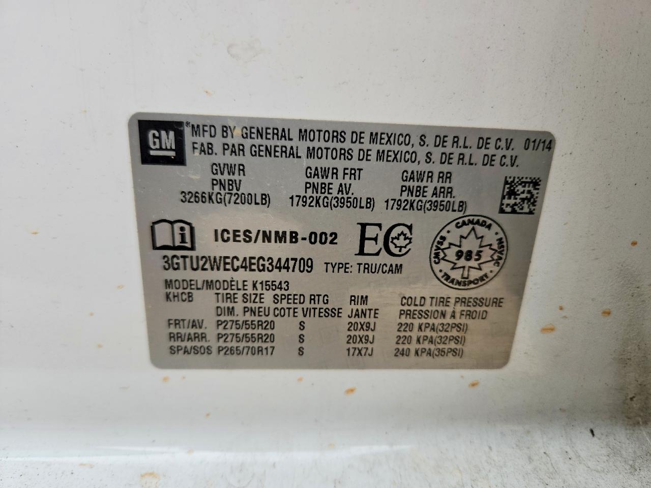 2014 GMC SIERRA K1500 DENALI photo 12