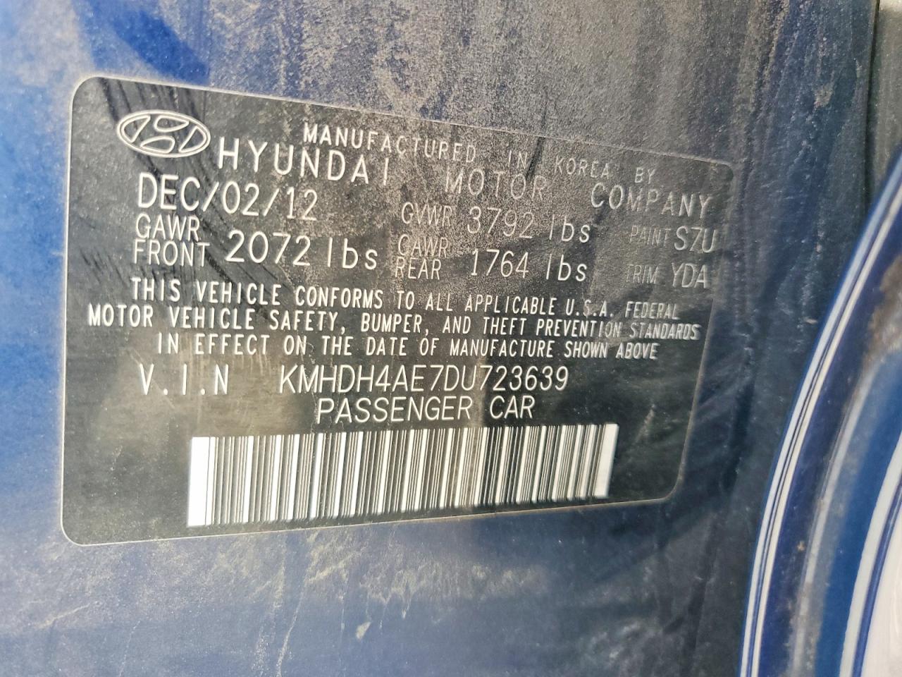 2013 HYUN ELANTRA LIMITED photo 12