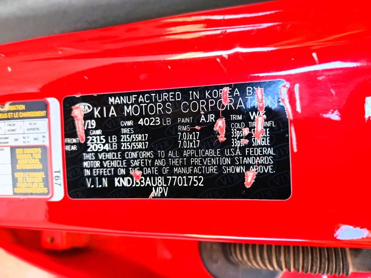 2020 KIA SOUL EX photo 12