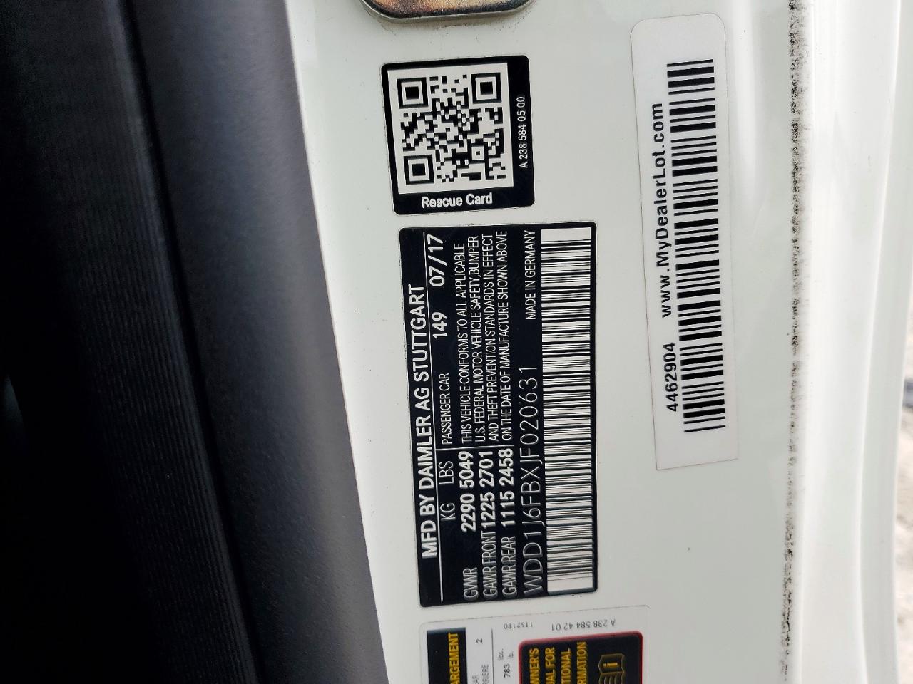 2018 MERCEDES-BENZ E 400 photo 12