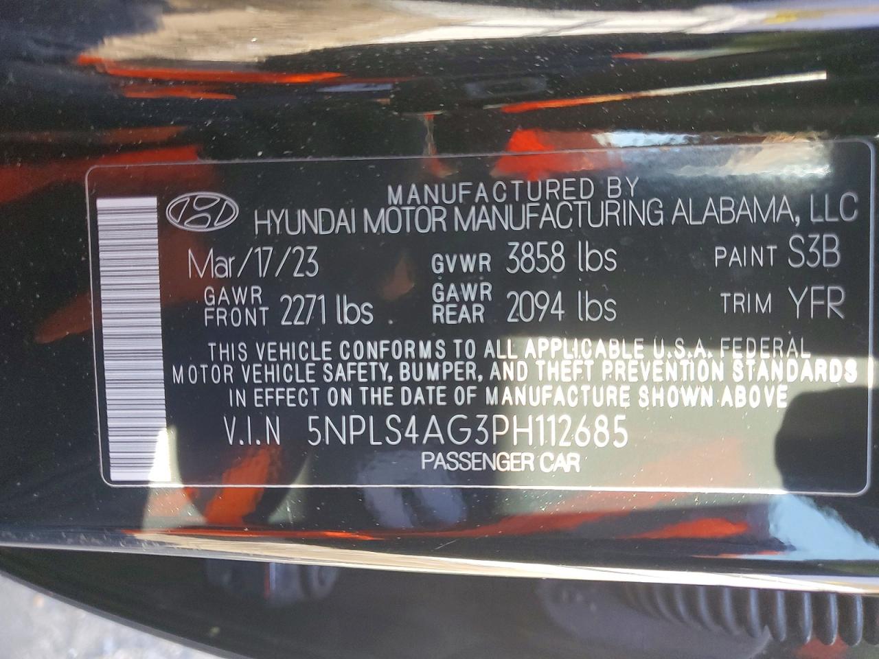 2023 HYUNDAI ELANTRA SEL photo 23