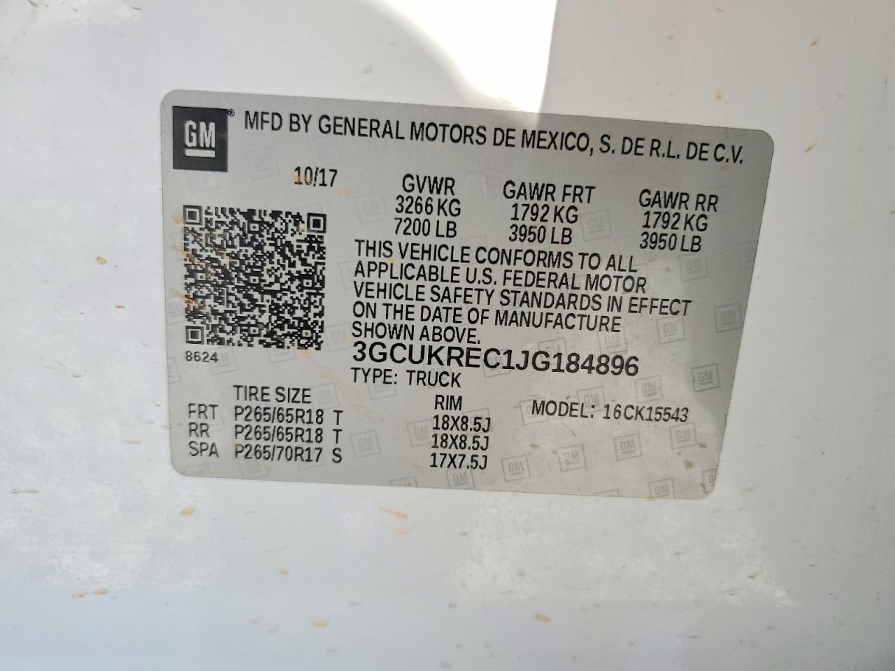 2018 CHEVROLET SILVERADO K1500 LT photo 12