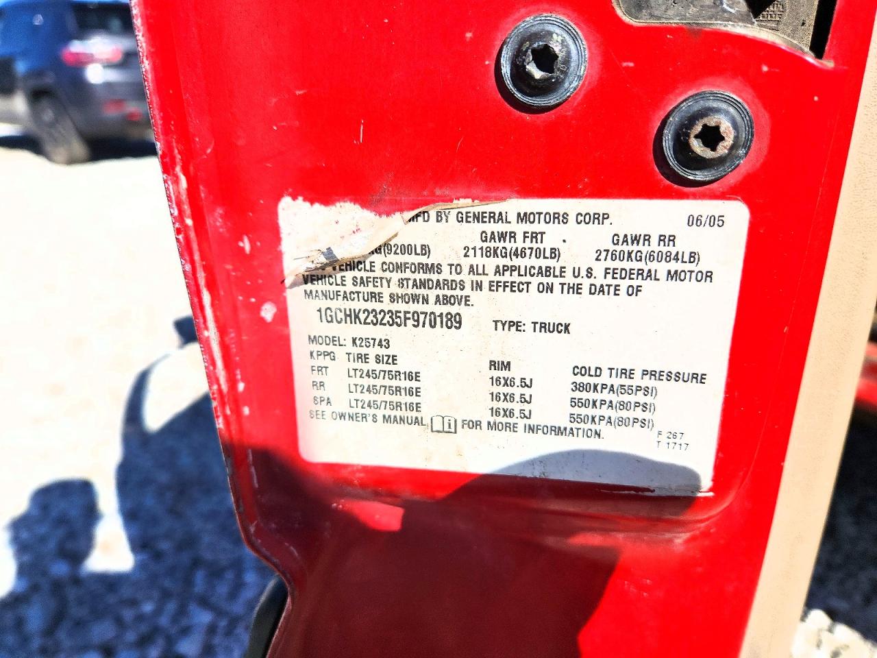 2005 CHEVROLET SILVERADO K2500 HEAVY DUTY photo 23