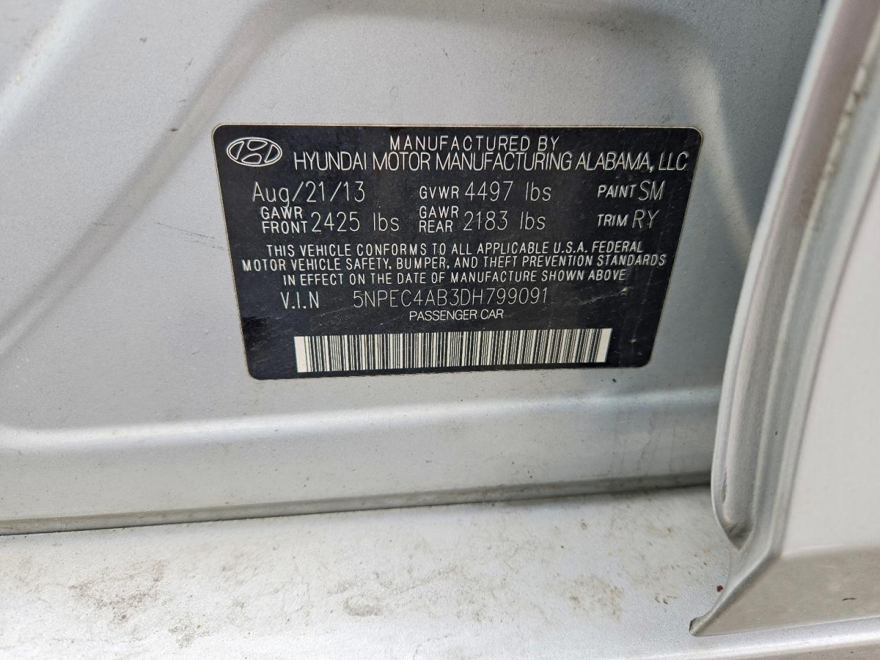 2013 HYUNDAI SONATA LIMITED 2.0T photo 23