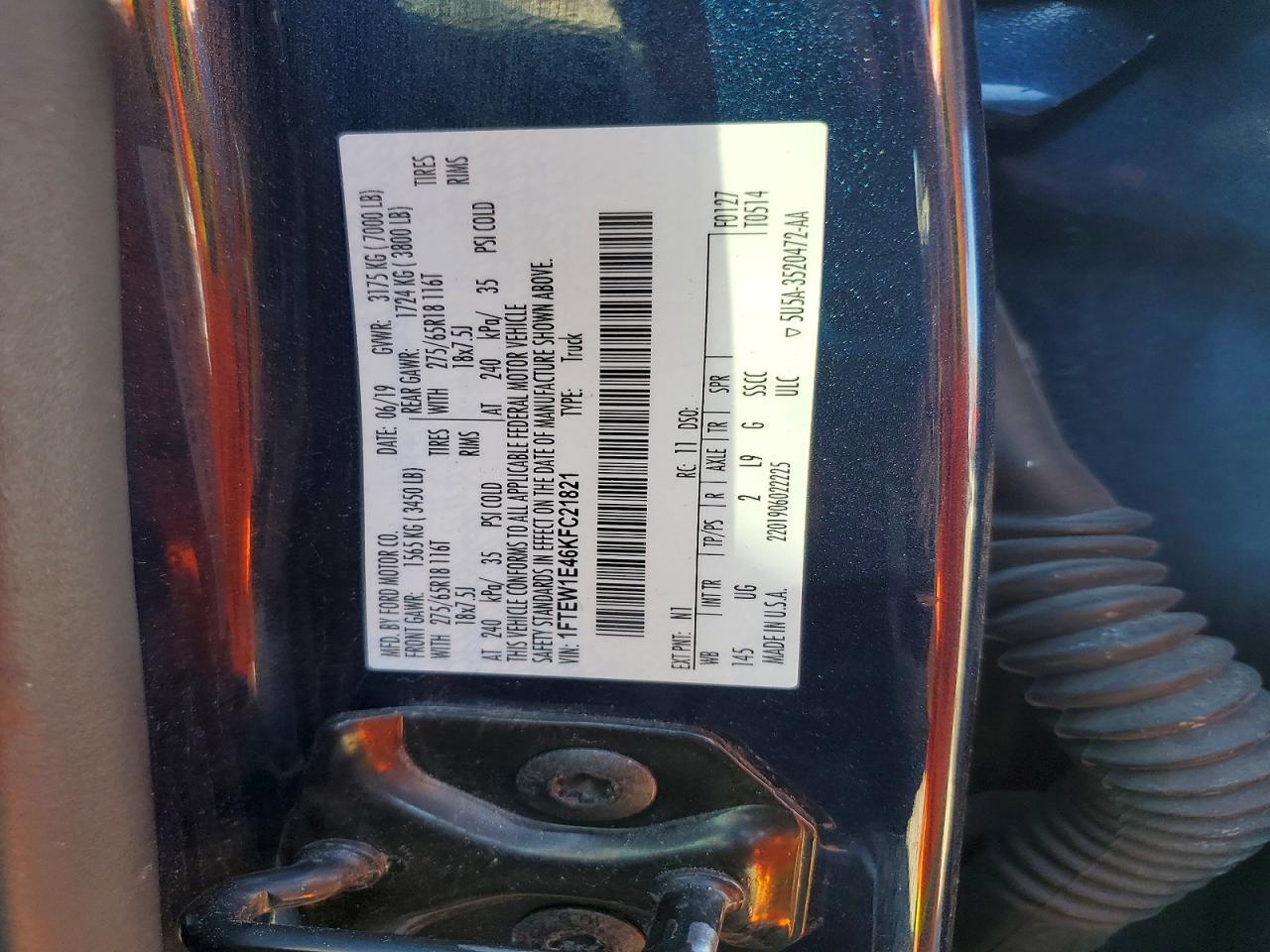 2019 FORD F150 SUPERCREW photo 23