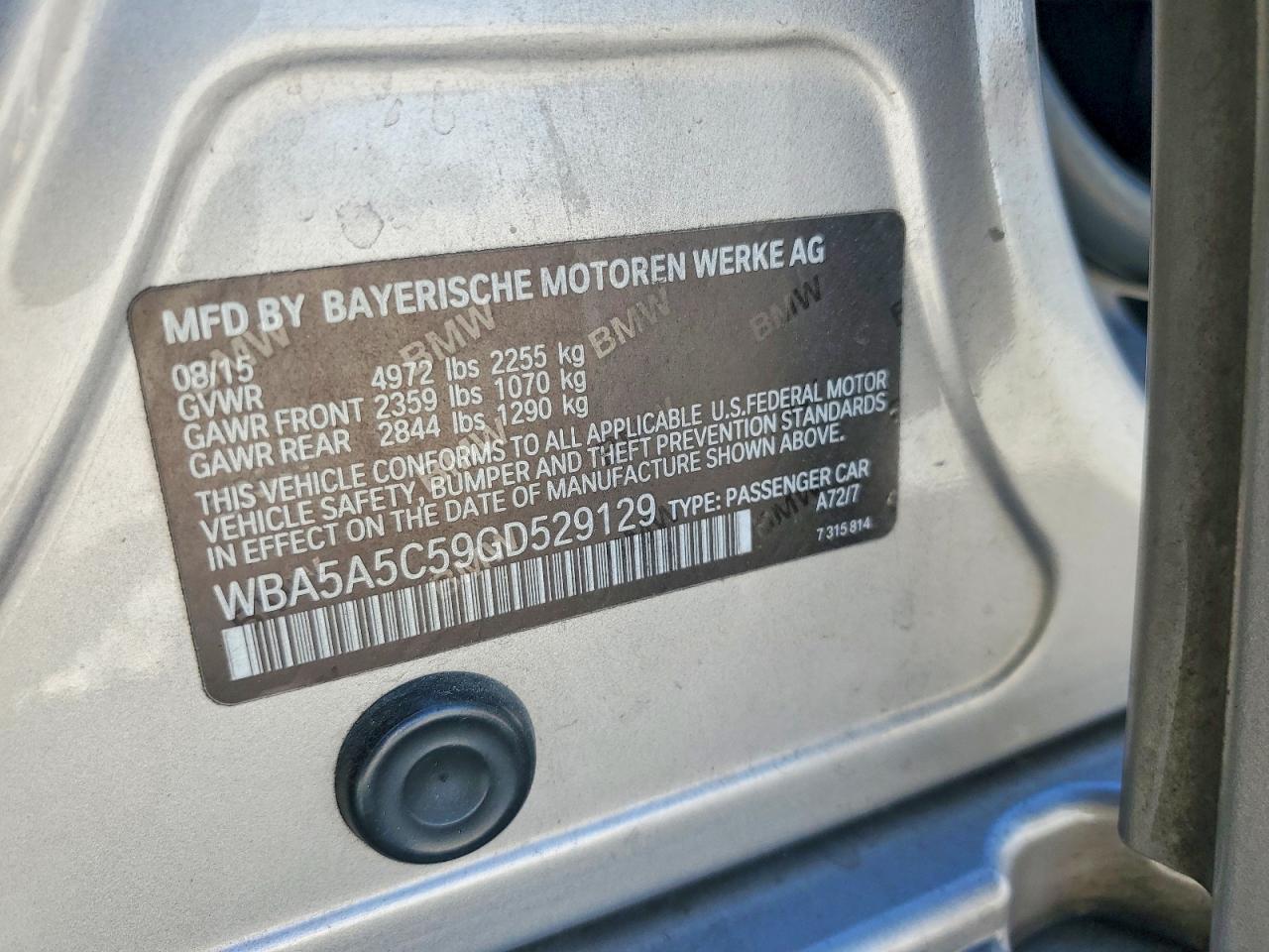 2016 BMW 528 I photo 13