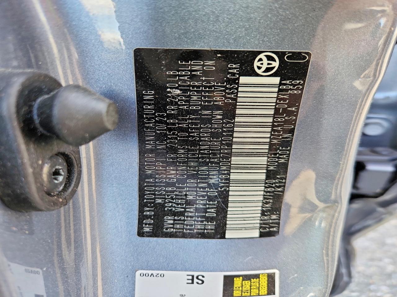 2024 TOYOTA COROLLA LE photo 25