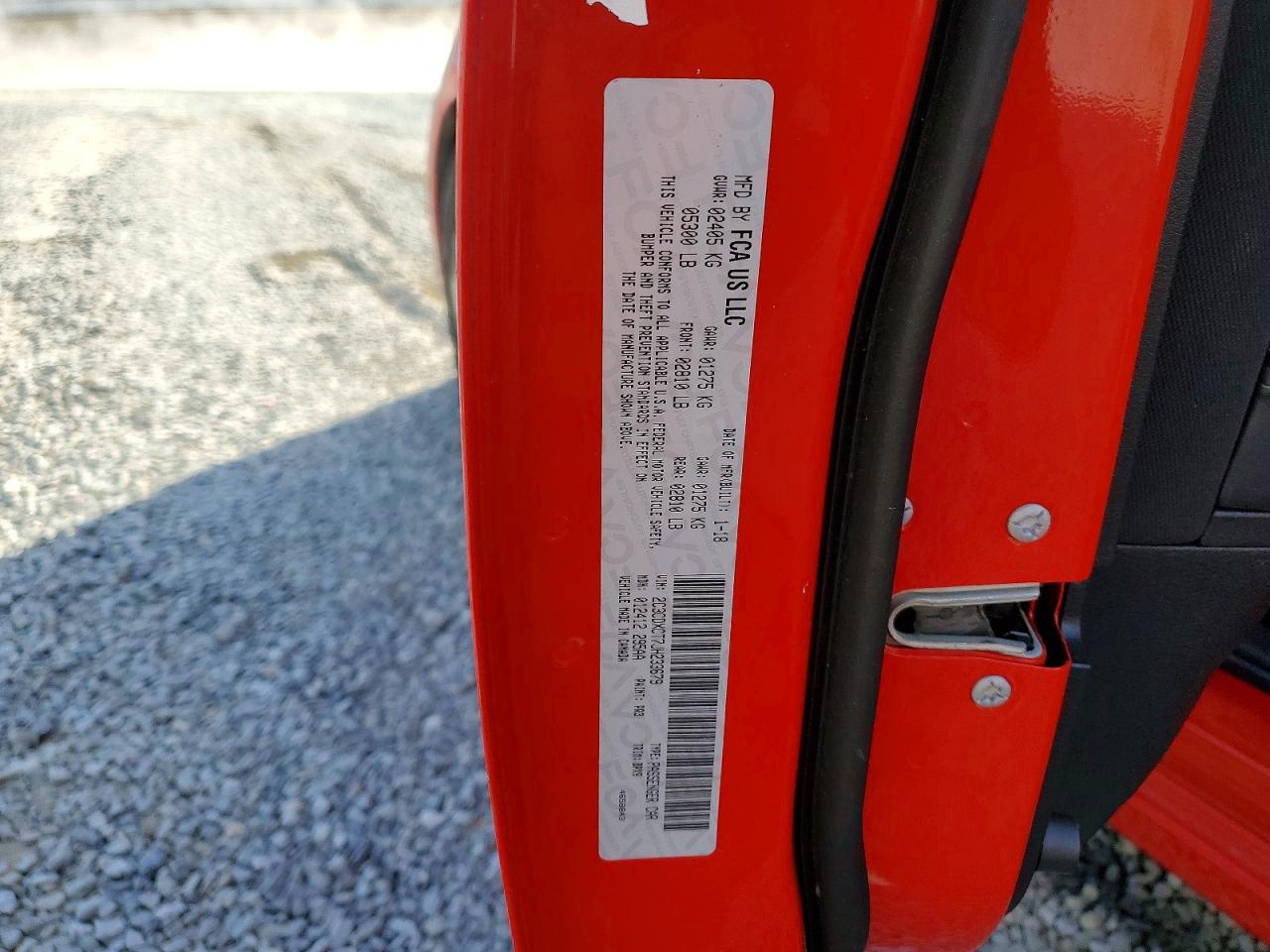 2018 DODGE CHARGER R photo 23