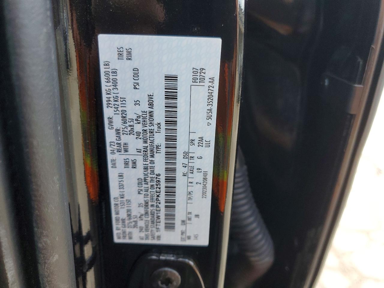 2023 FORD F150 SUPERCREW photo 23