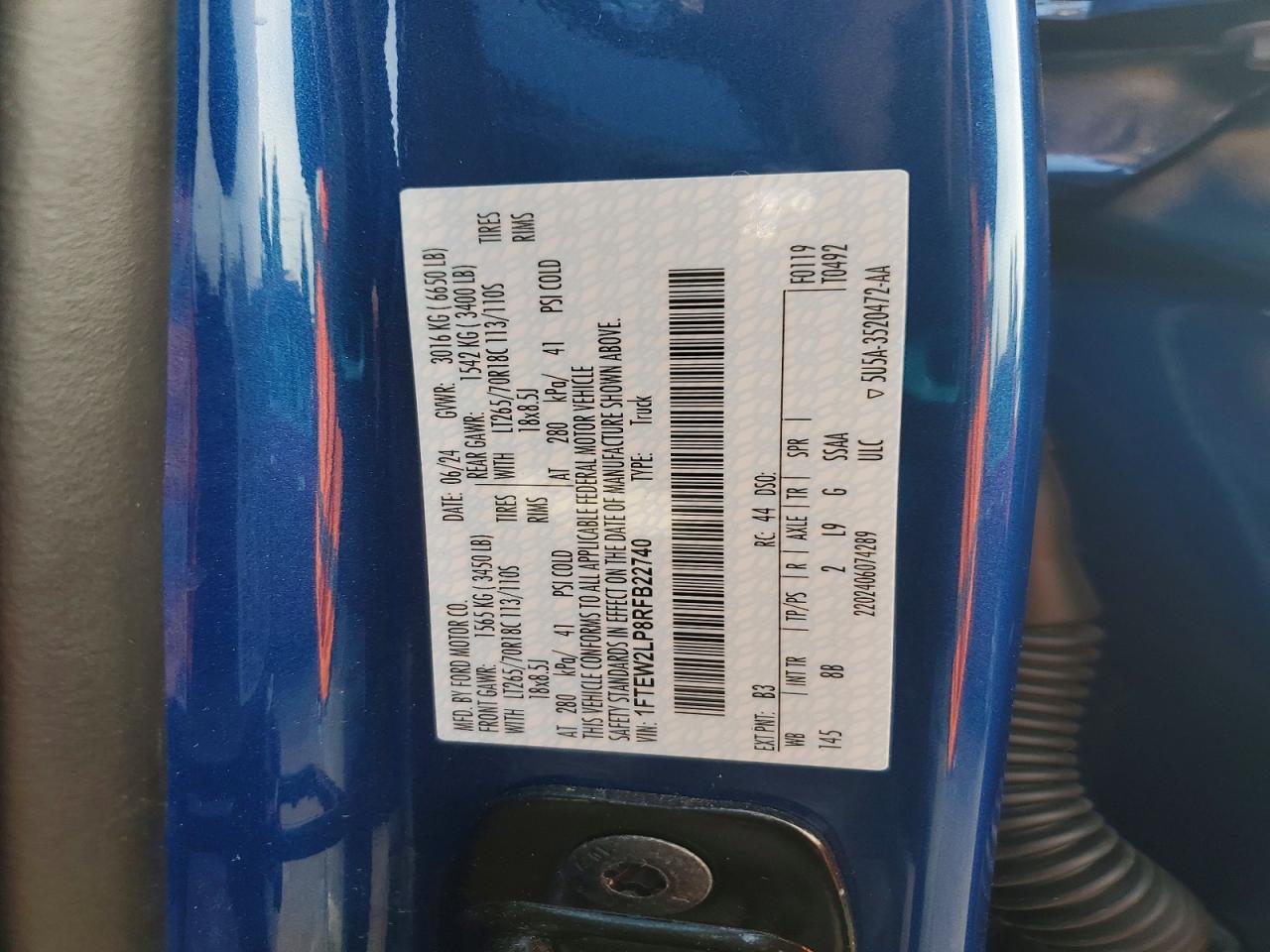 2024 FORD F150 STX photo 23
