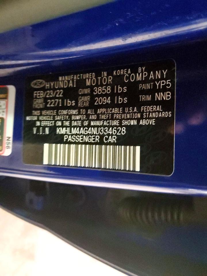 2022 HYUNDAI ELANTRA SEL photo 12