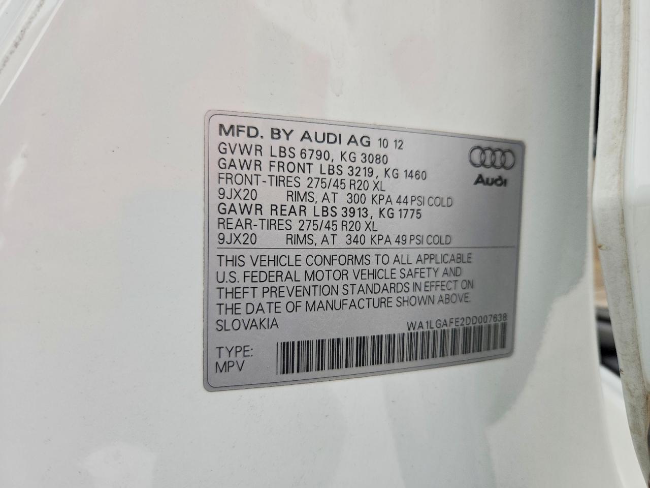 2013 AUDI Q7 PREMIUM PLUS photo 25