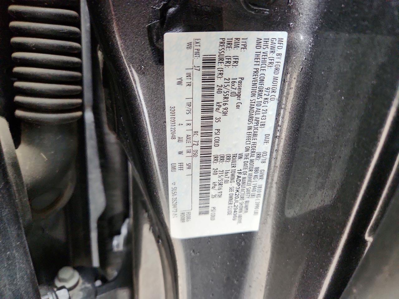 2018 FORD FOCUS SE photo 34