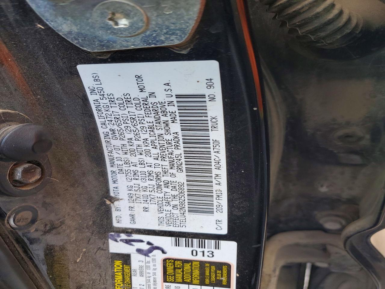 2008 TOYOTA TACOMA V6 photo 34