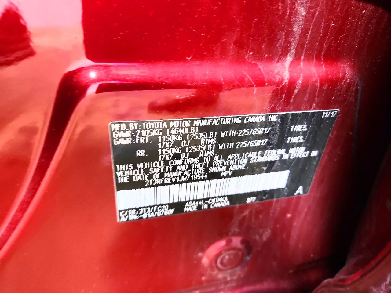 2018 TOYOTA RAV4 XLE photo 25