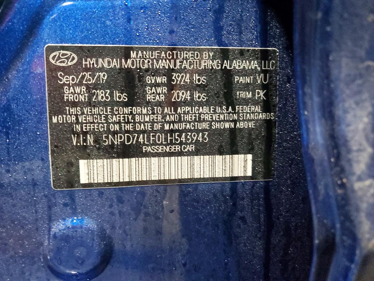 2020 HYUNDAI ELANTRA SE photo 34