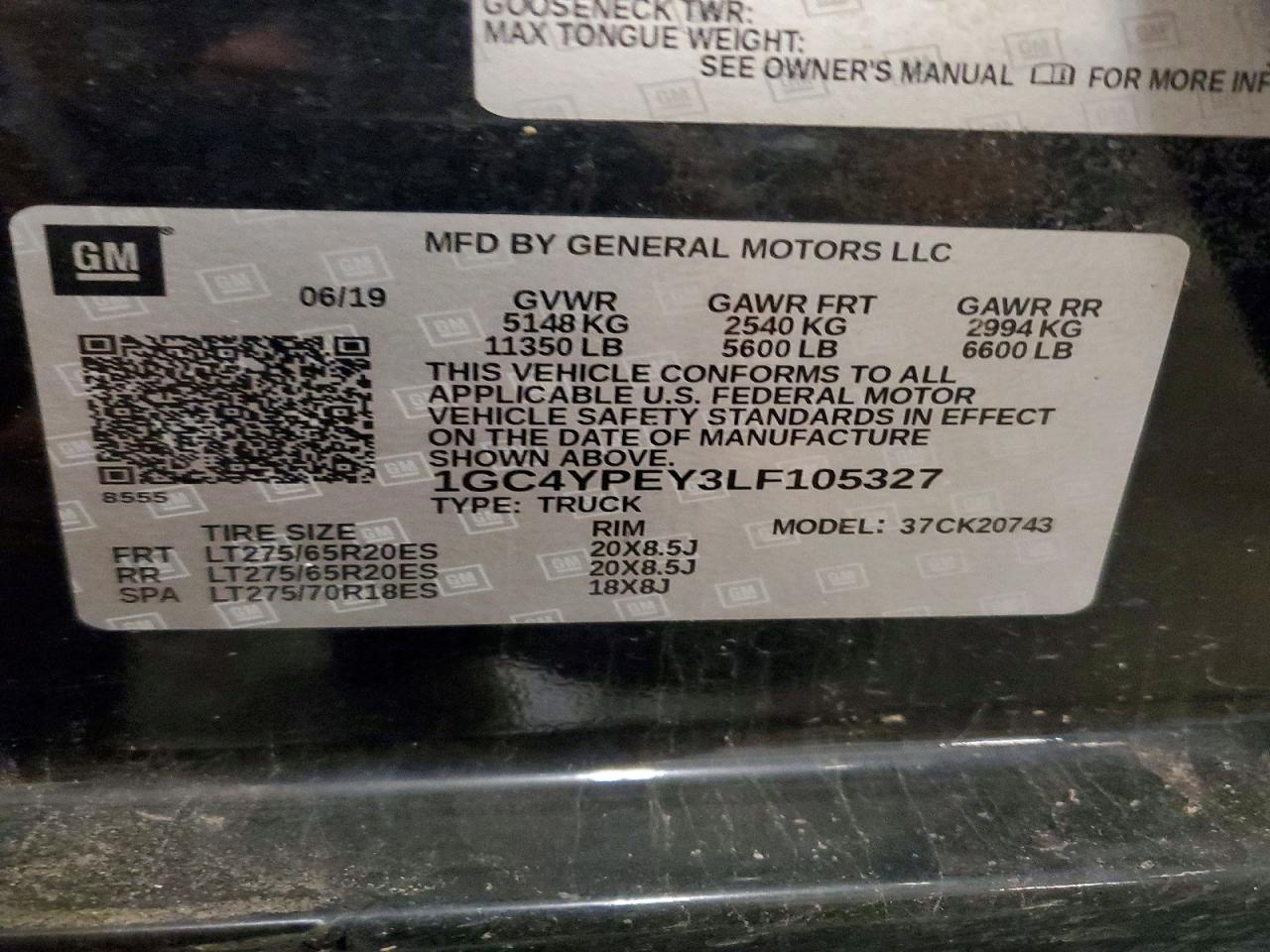 2020 CHEVROLET SILVERADO K2500 HEAVY DUTY LTZ photo 45