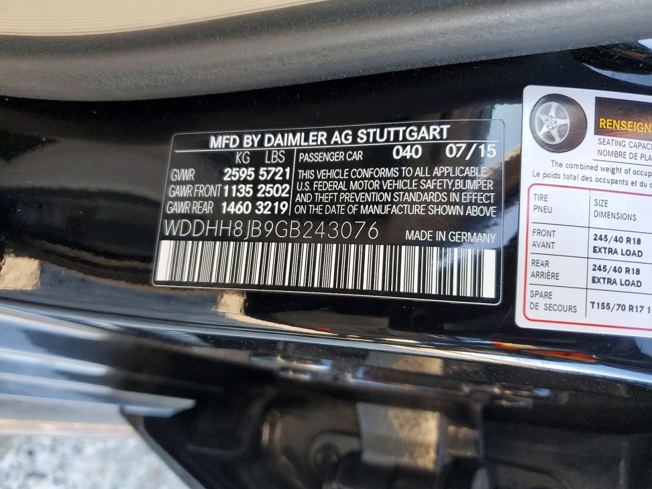 2016 MERCEDES-BENZ E 350 4MATIC WAGON photo 25