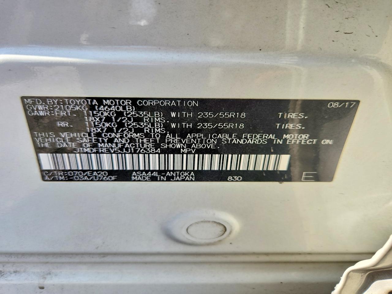 2018 TOYOTA RAV4 LIMITED photo 25