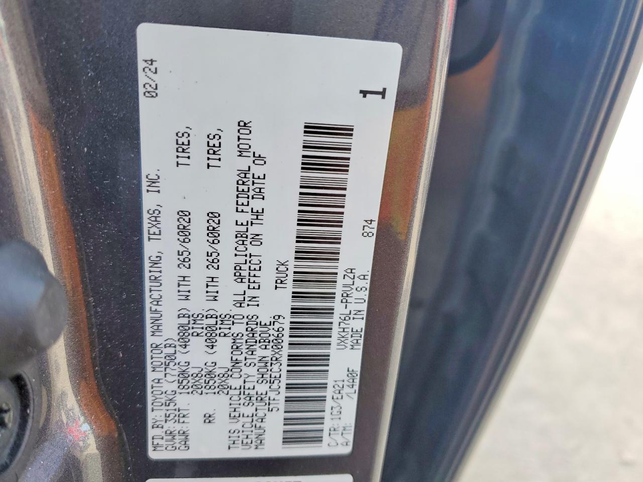 2024 TOYOTA TUNDRA LIMITED HV photo 37