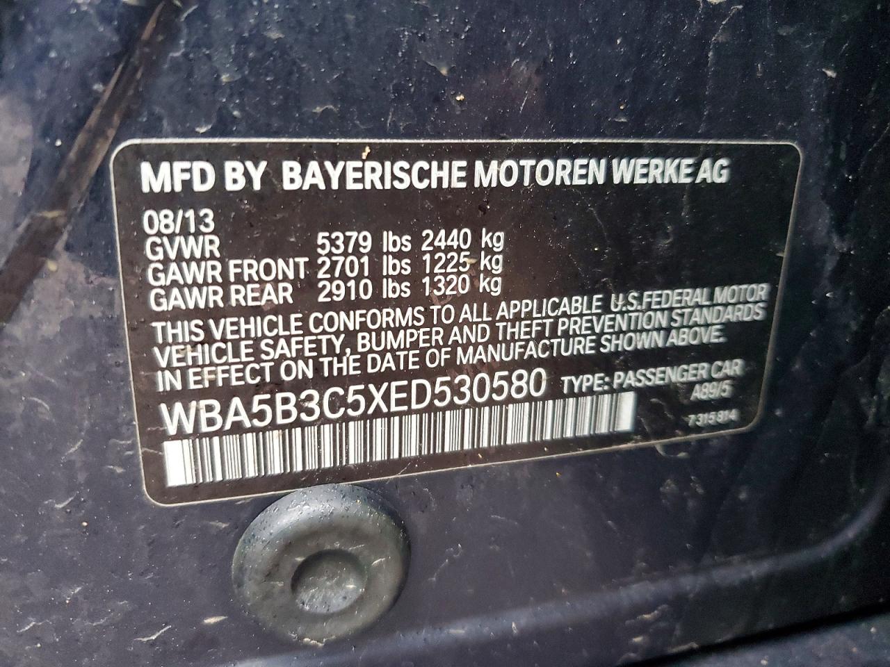 2014 BMW 535 XI photo 34