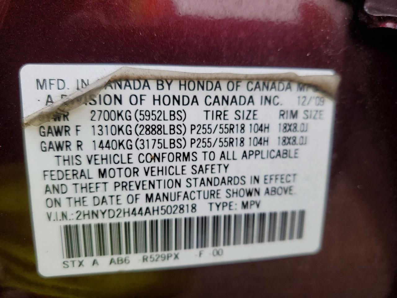 2010 ACURA MDX TECHNOLOGY photo 37