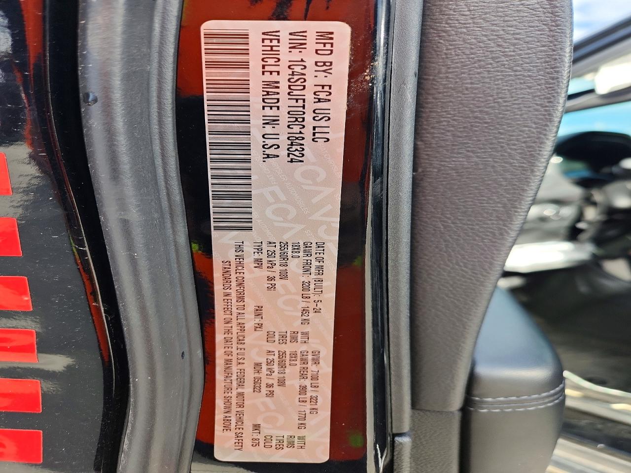 2024 DODGE DURANGO photo 14