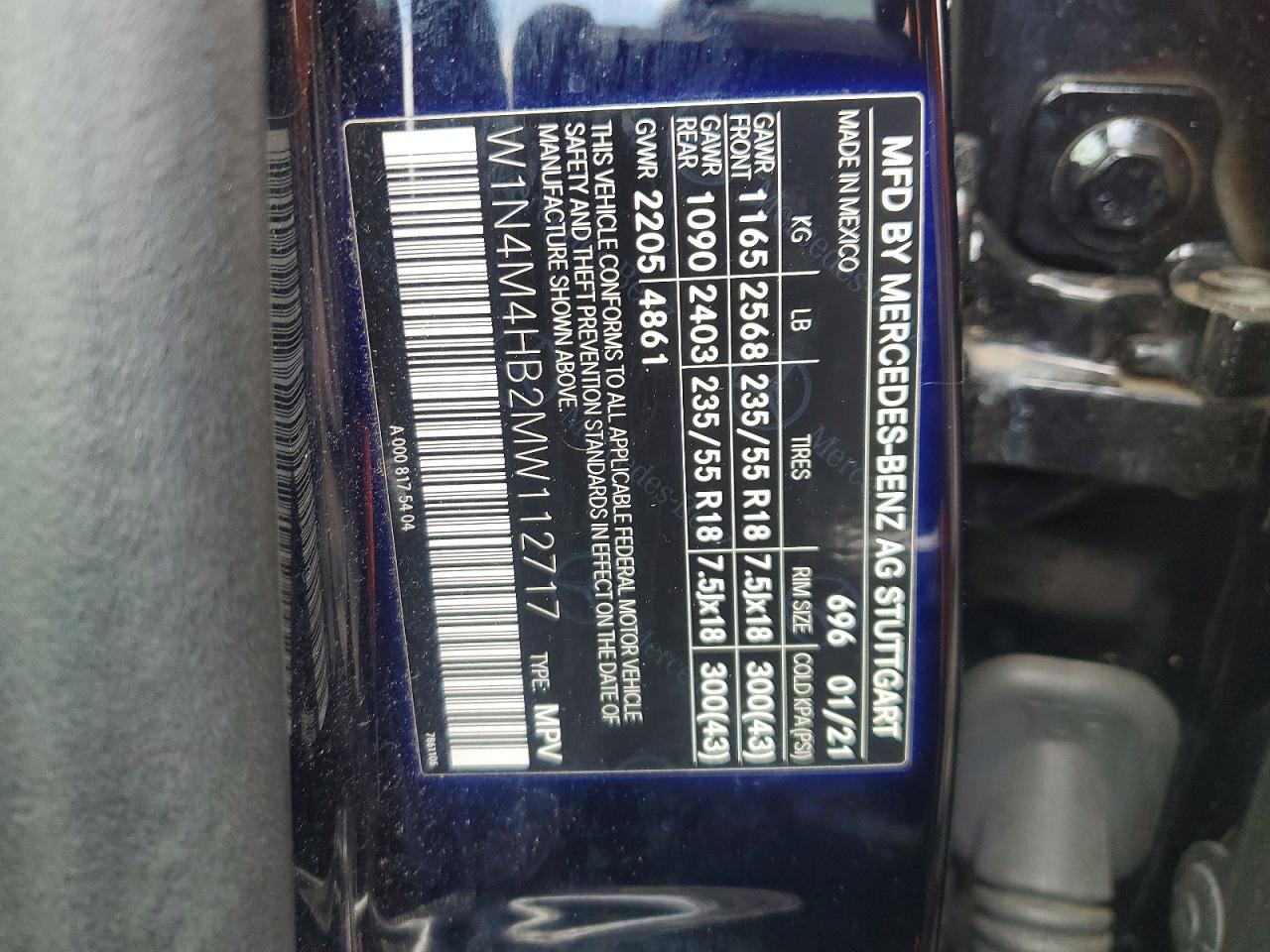 2021 MERCEDES-BENZ GLB 250 4MATIC photo 25