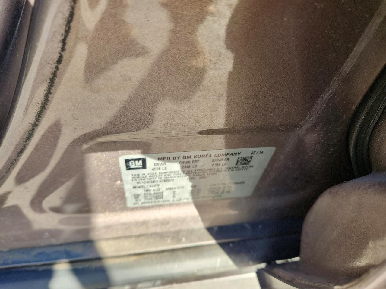 2014 BUICK ENCORE photo 37