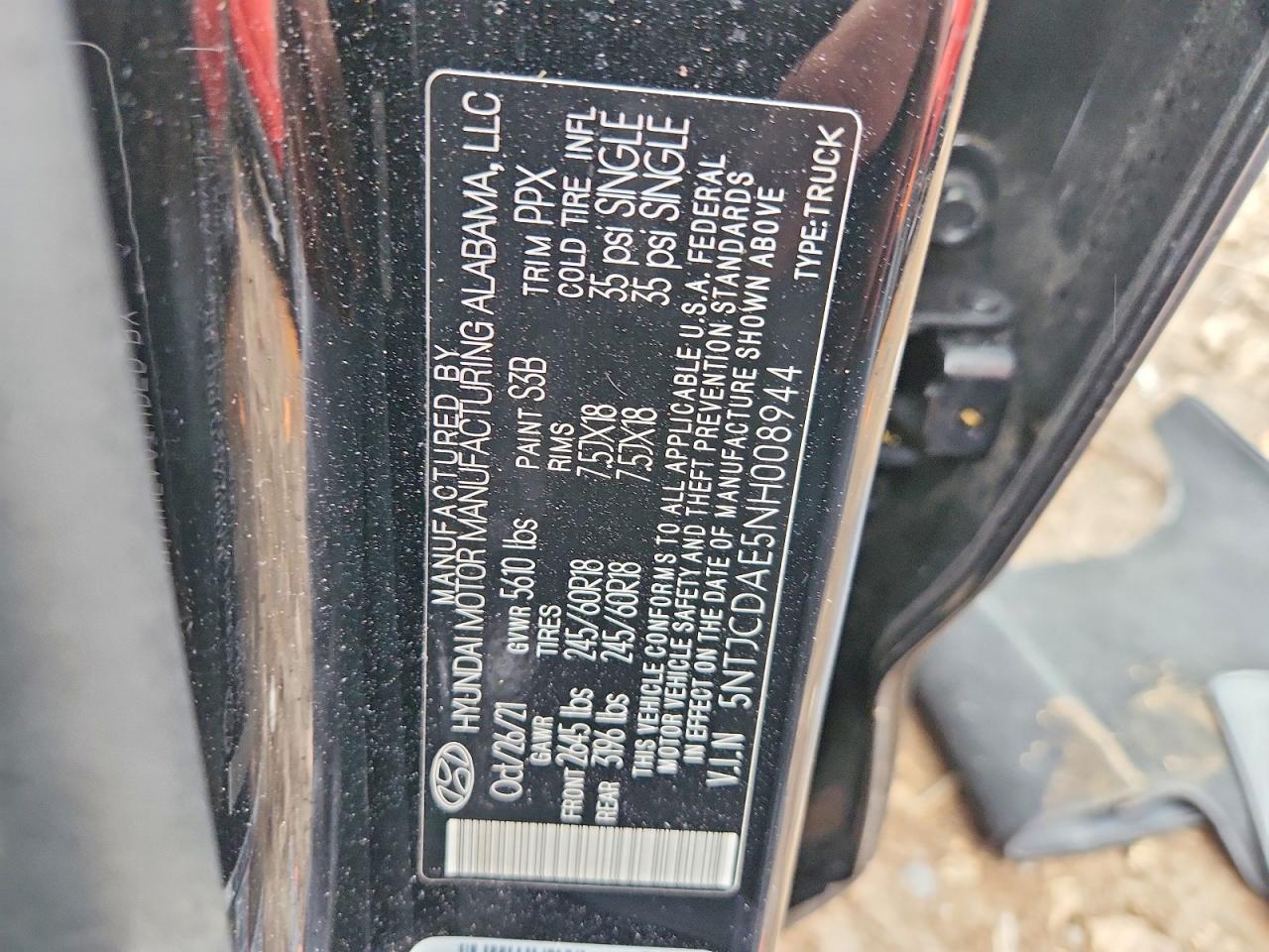 2022 HYUNDAI SANTA CRUZ SEL photo 12