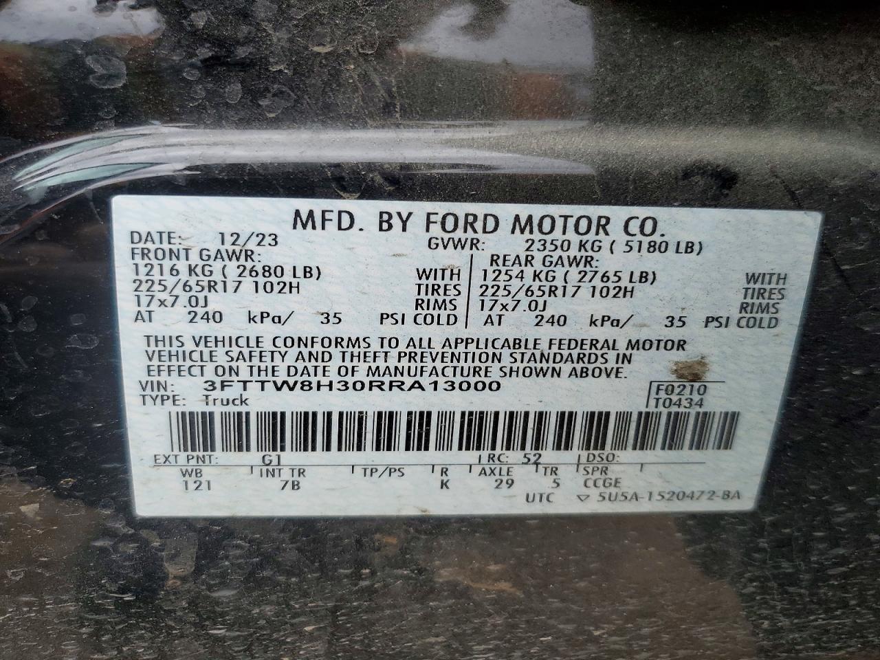 2024 FORD MAVERICK XLT photo 37